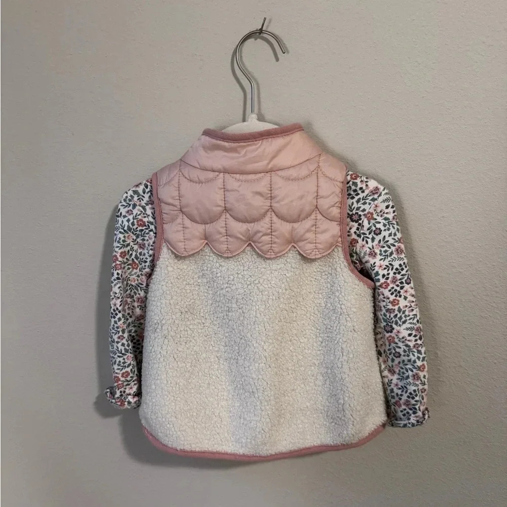 Toddler Three-Piece Set by Cynthia Rowley - pink and blue floral, size 12 months - Picture 7 of 9